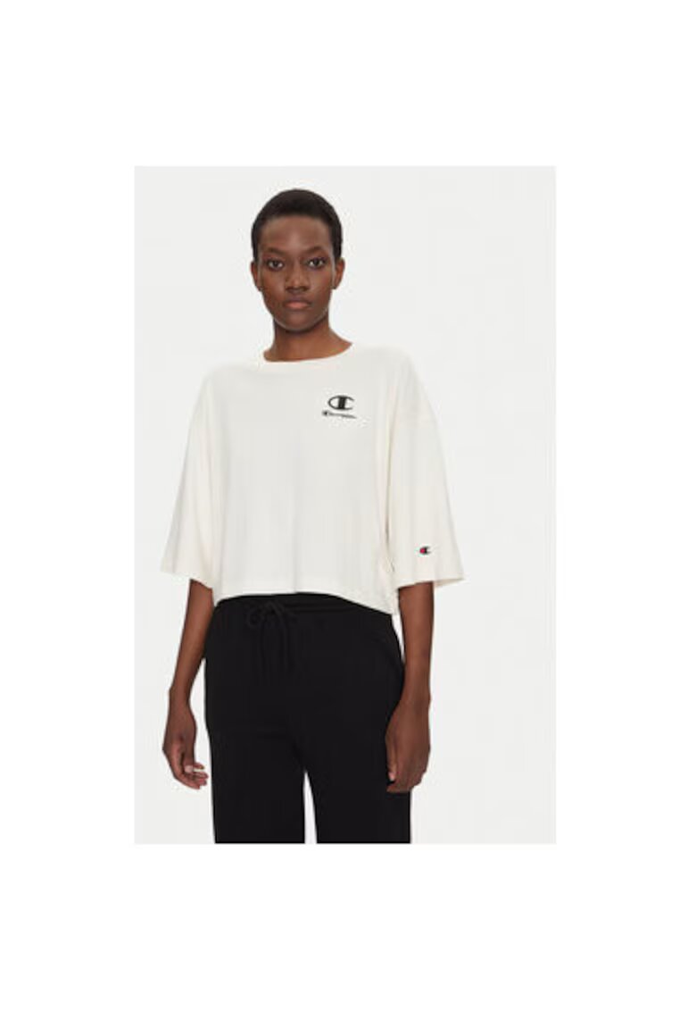 Champion Tricou dama 118023 - Bumbac - Ecru - Ecru