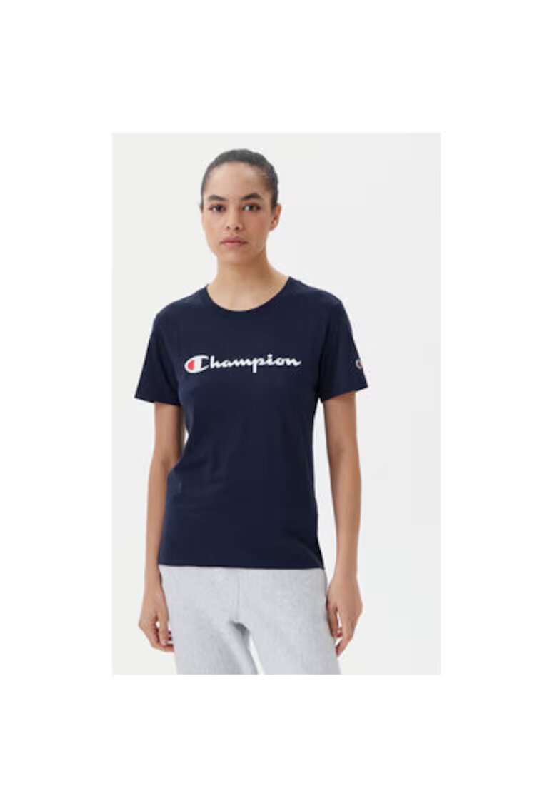 Champion Tricou dama 118090 - Bumbac - Bleumarin - Bleumarin