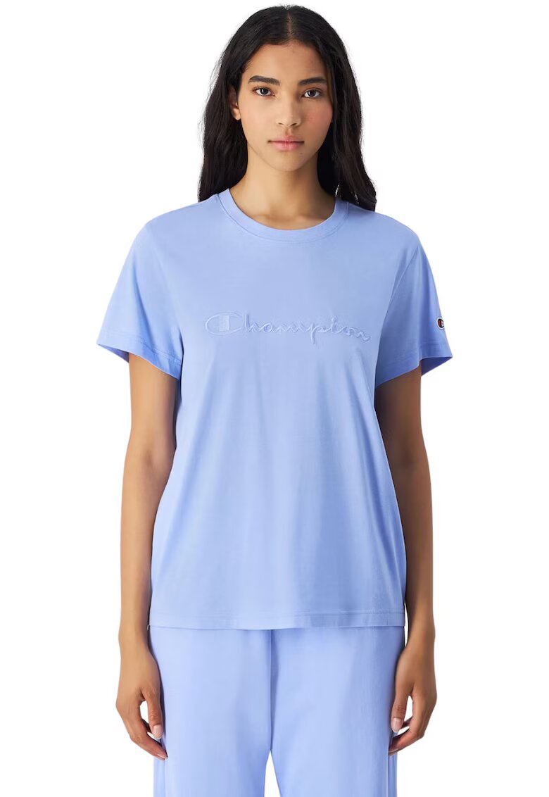 Champion Tricou dama albastru deschis - croiala slim - material 100% bumbac