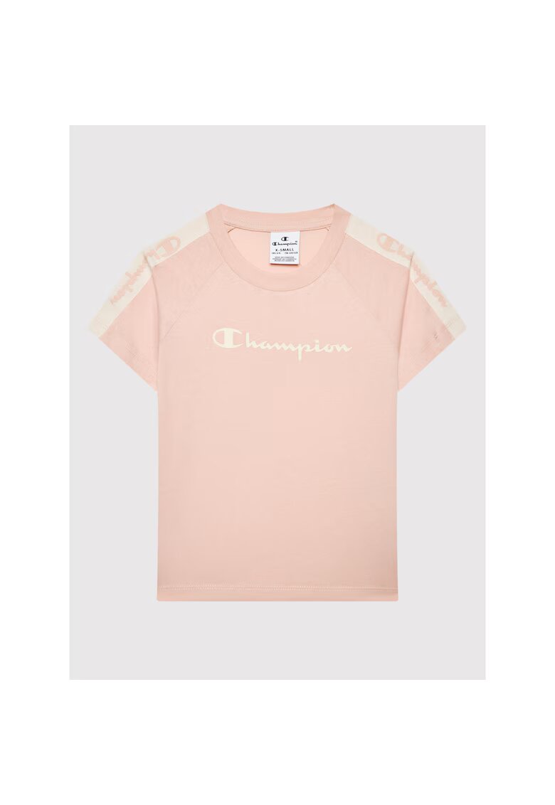 Champion Tricou Fete - 300812679 - Bumbac - Roz