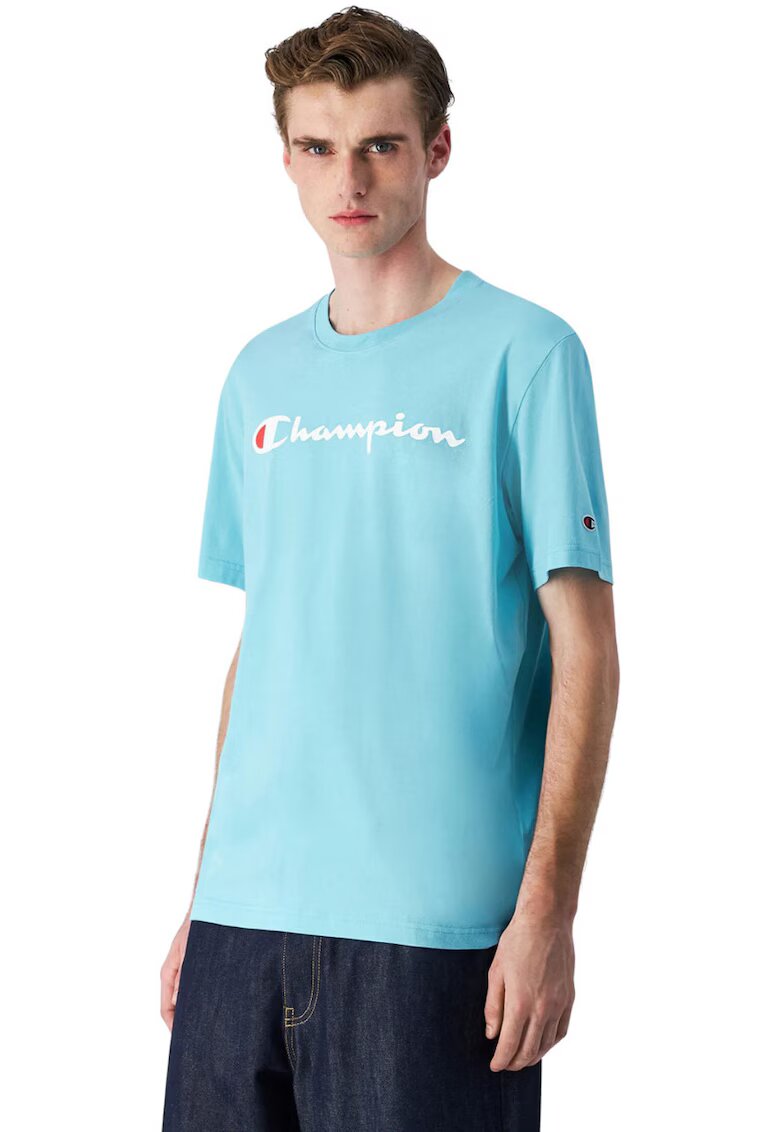 Champion Tricou sport barbati - bumbac - albastru