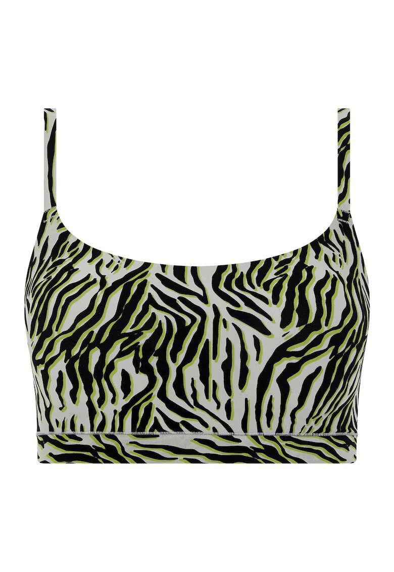 Chantelle Bustiera cu animal print - Verde/Negru/Gri