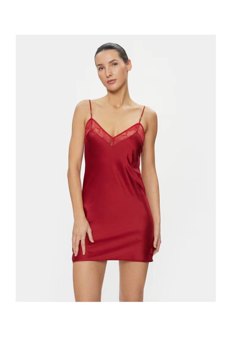 Chantelle Camasa de noapte dama - 303814915 - Poliester - Negru