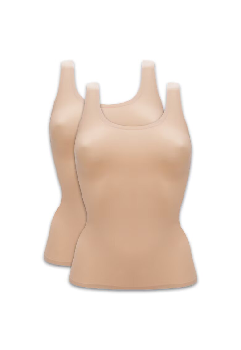 Chantelle Set de topuri uni - 2 piese - Bej