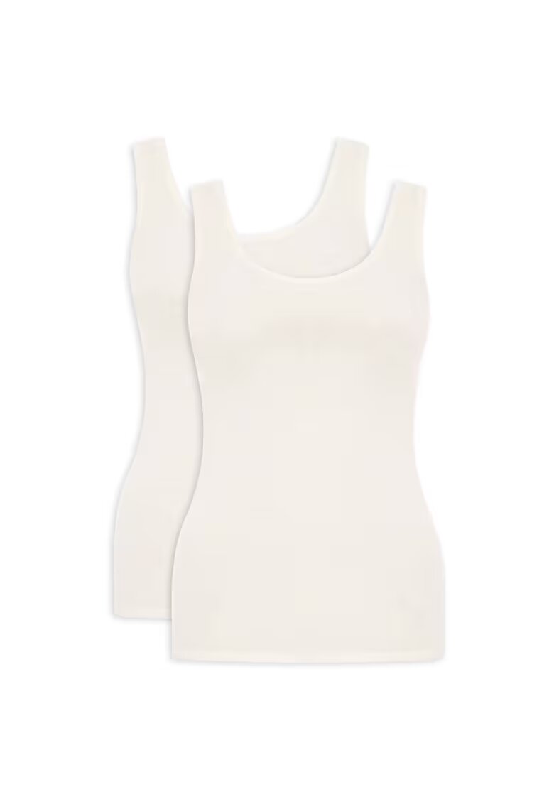 Chantelle Set de topuri uni - 2 piese - Bej deschis