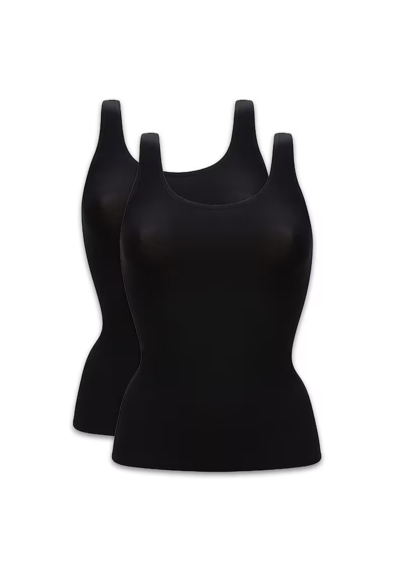 Chantelle Set de topuri uni - 2 piese - Negru