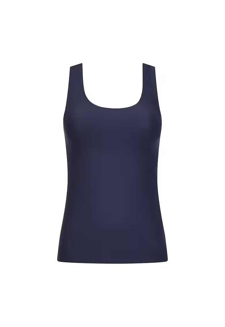 Chantelle Top fara cusaturi cu decolteu amplu - Albastru inchis