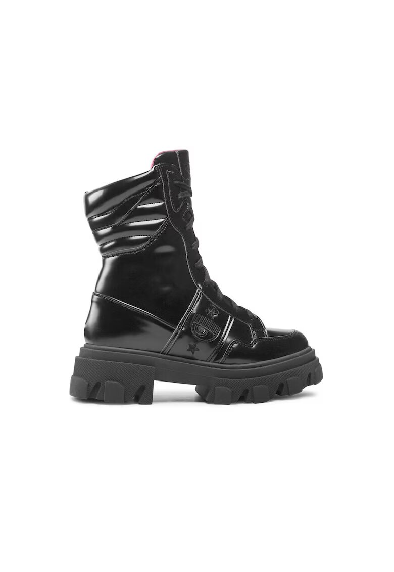 CHIARA FERRAGNI Pantofi sport dama - 17874 - Piele ecologica - Negru
