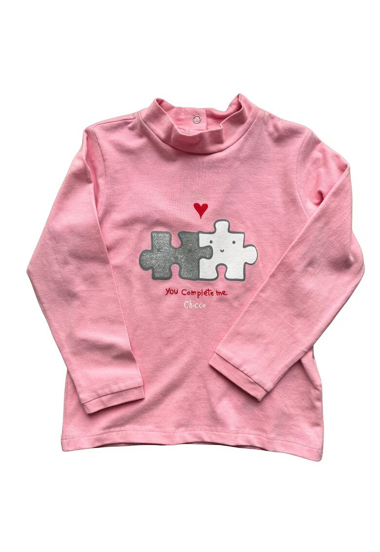 Chicco Bluza cu guler si imprimeu frontal