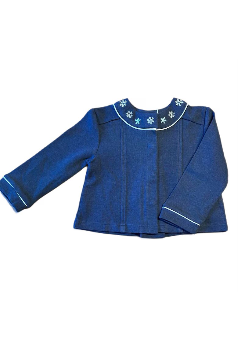 Chicco Pulover fete - Bumbac/Viscoza - Bleumarin