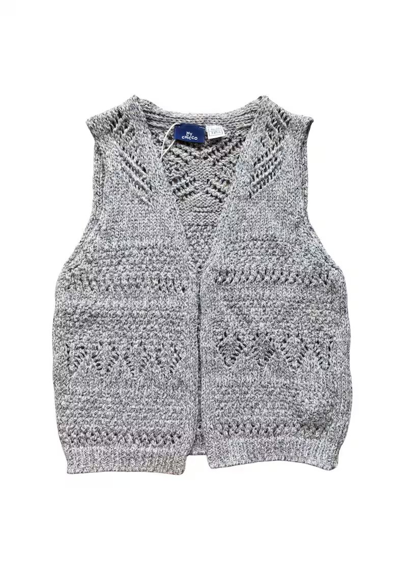 Chicco Vesta baieti melange gri - bumbac si poliester - stil casual