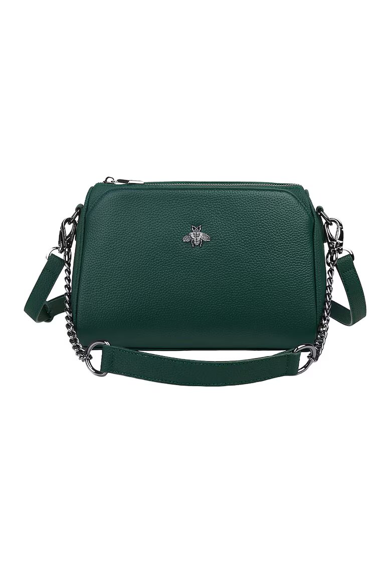 Ciel Geanta crossbody Caro din piele - Verde englez - 17 x 25 x 10 cm
