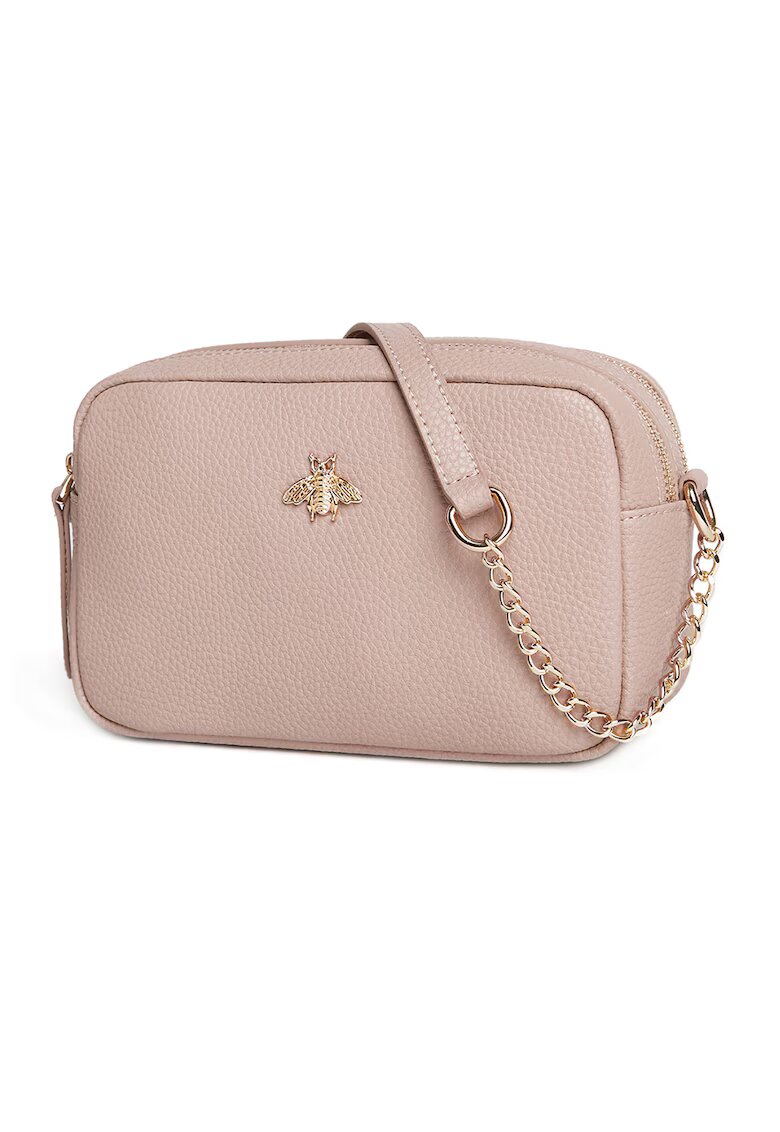 Ciel Geanta crossbody din piele Elsa - Roz prafuit