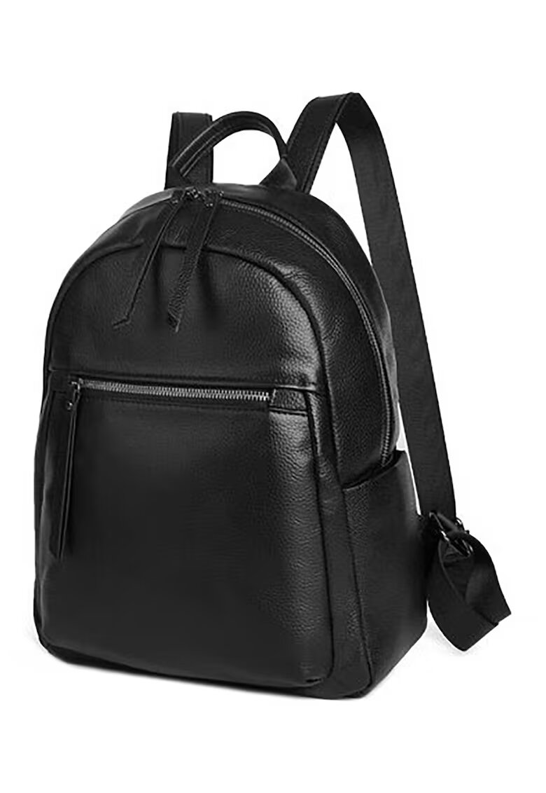 Ciel Rucsac din piele cu fermoar - Negru