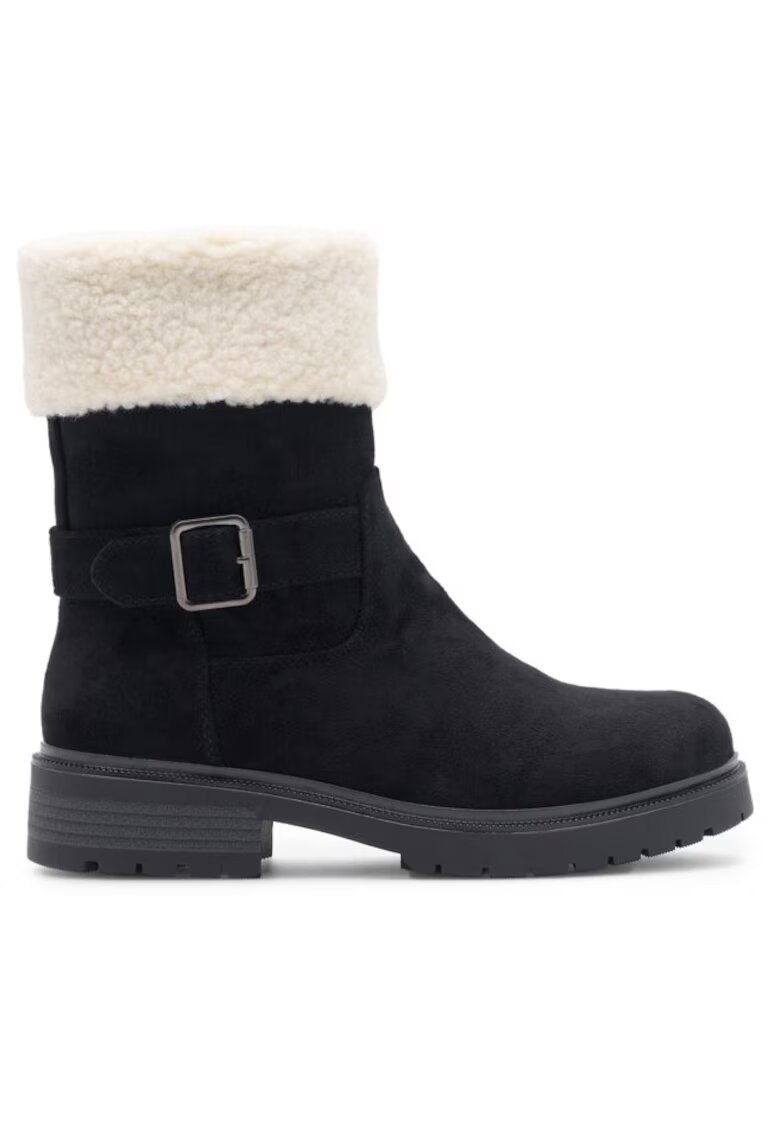 Clara Barson Botine dama - 590558807792336 - Piele ecologica - Negru