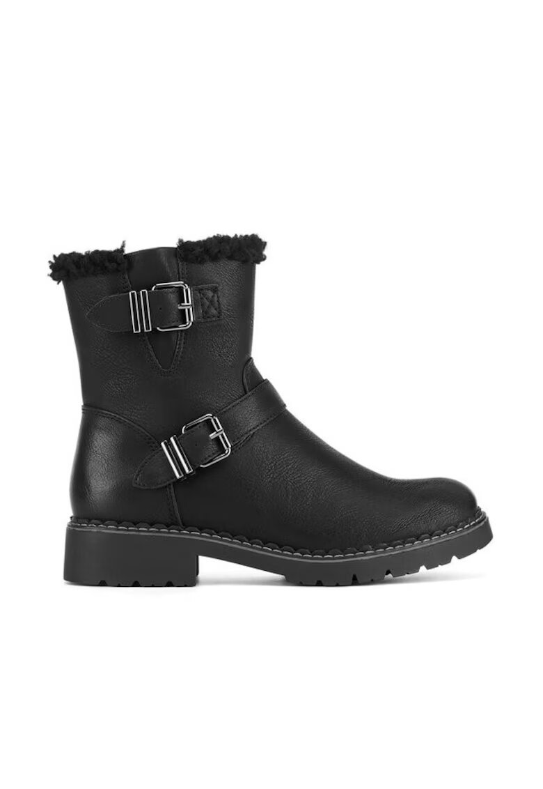 Clara Barson Botine dama - negru - textil WS2862-05