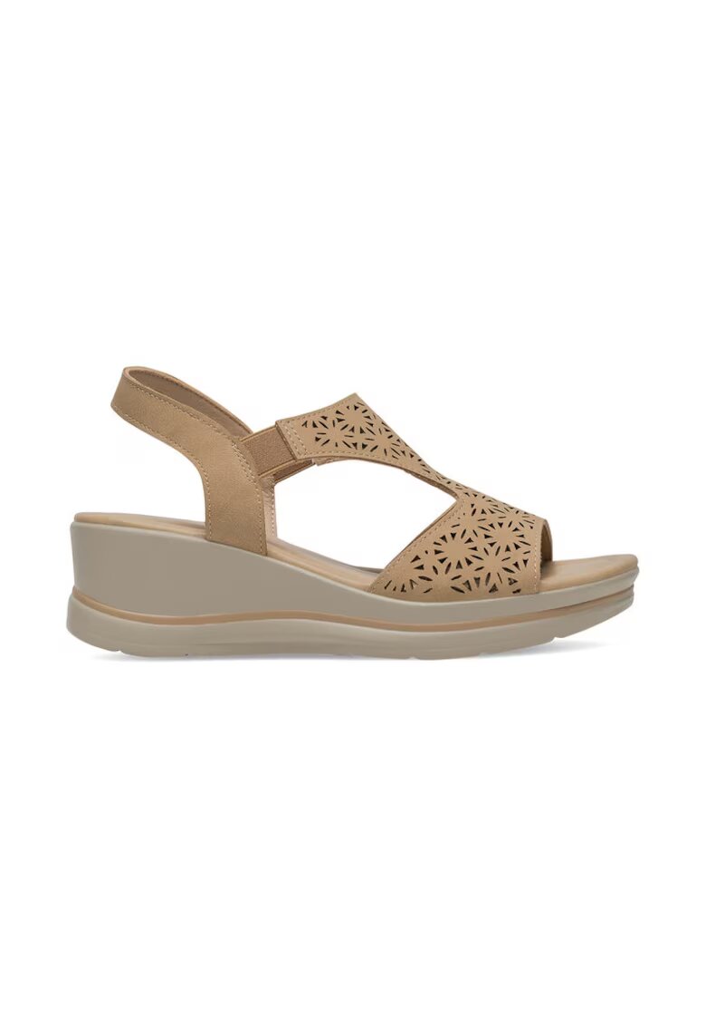 Clara Barson Sandale dama - 590559 - Piele ecologica - Bej -