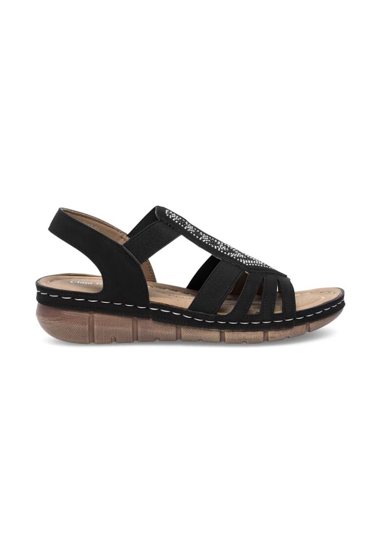 Clara Barson Sandale dama - 590559 - Sintetic - Negru - Negru