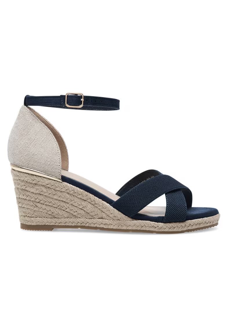 Clara Barson Sandale dama - Textil - Bleumarin - Bleumarin