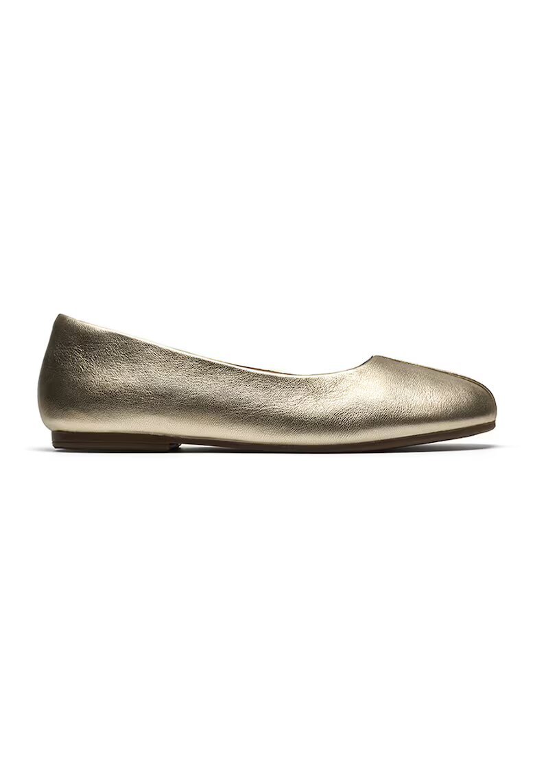 Clarks Balerini de piele Livia Lily - Auriu