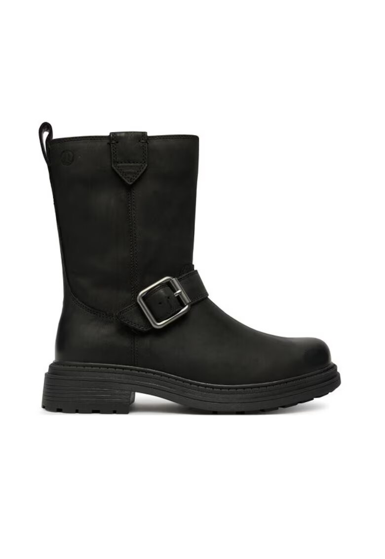 Clarks Botine din piele naturala - Negru