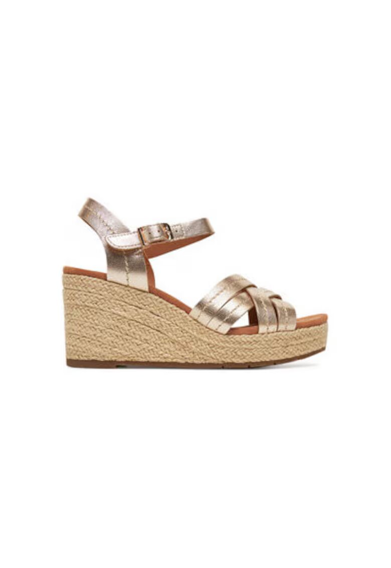 Clarks Espadrile dama 26181463 - Piele naturala - Auriu