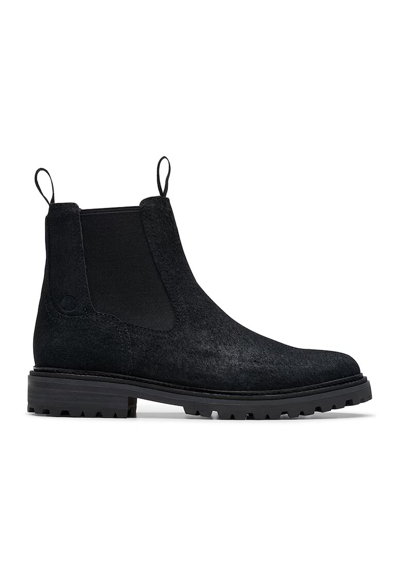 Clarks Ghete Chelsea de piele intoarsa Clarkridge - Negru