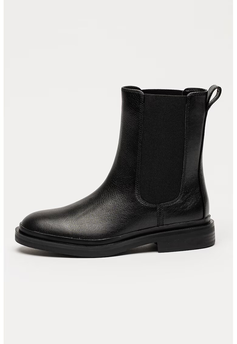 Clarks Ghete Chelsea din piele cu insertii elastice Previa Top - Negru