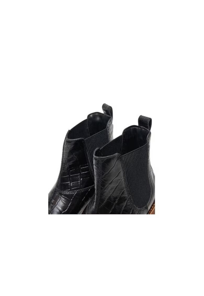 Clarks Ghete dama 304163234 - Piele naturala - Negru - Negru