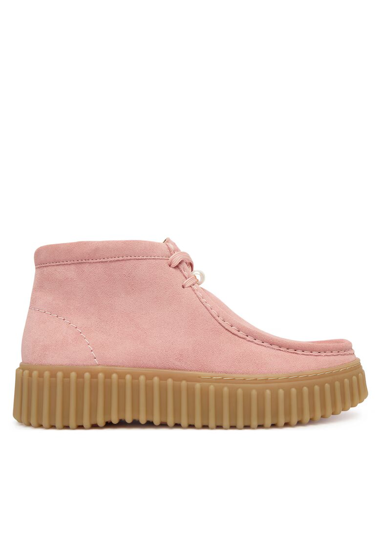 Clarks Ghete dama Torhill Moss - Dusty Rose - piele naturala