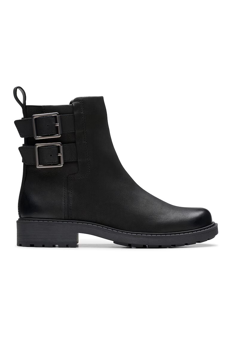 Clarks Ghete de piele Orinoco - Negru