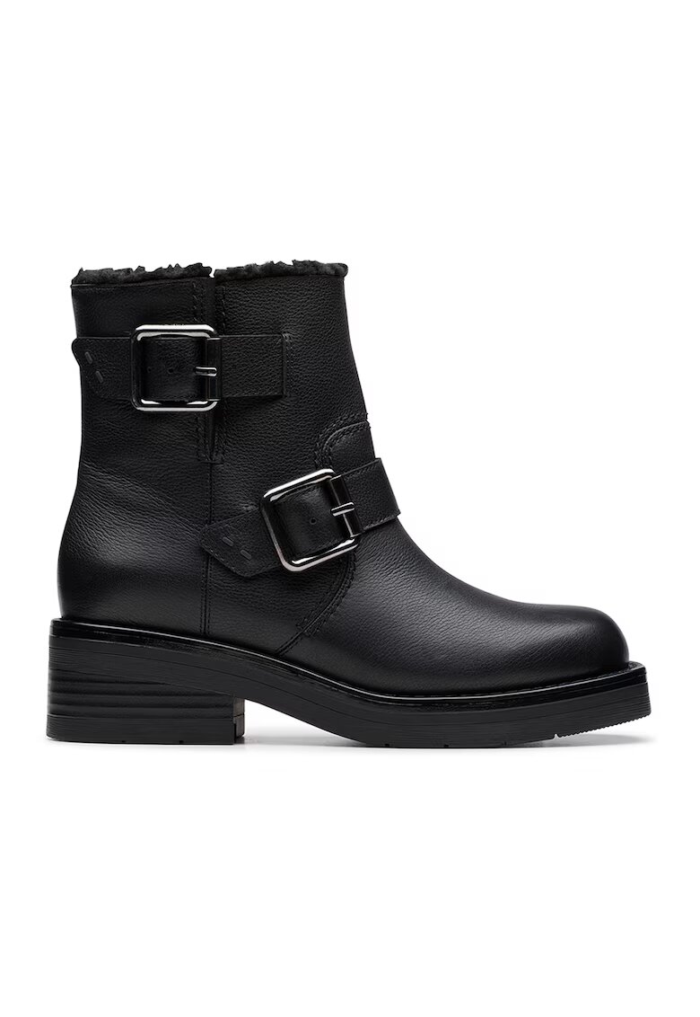 Clarks Ghete de piele Rebelle - Negru