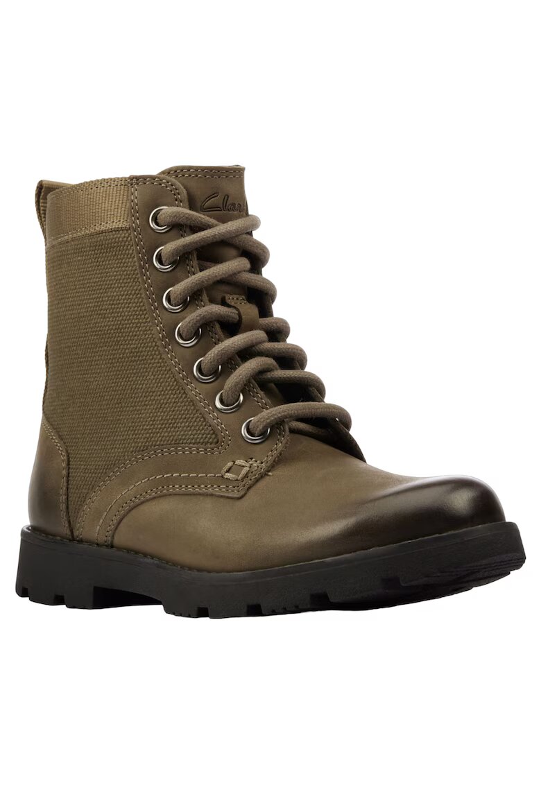 Clarks Ghete din piele cu fermoar Chard -