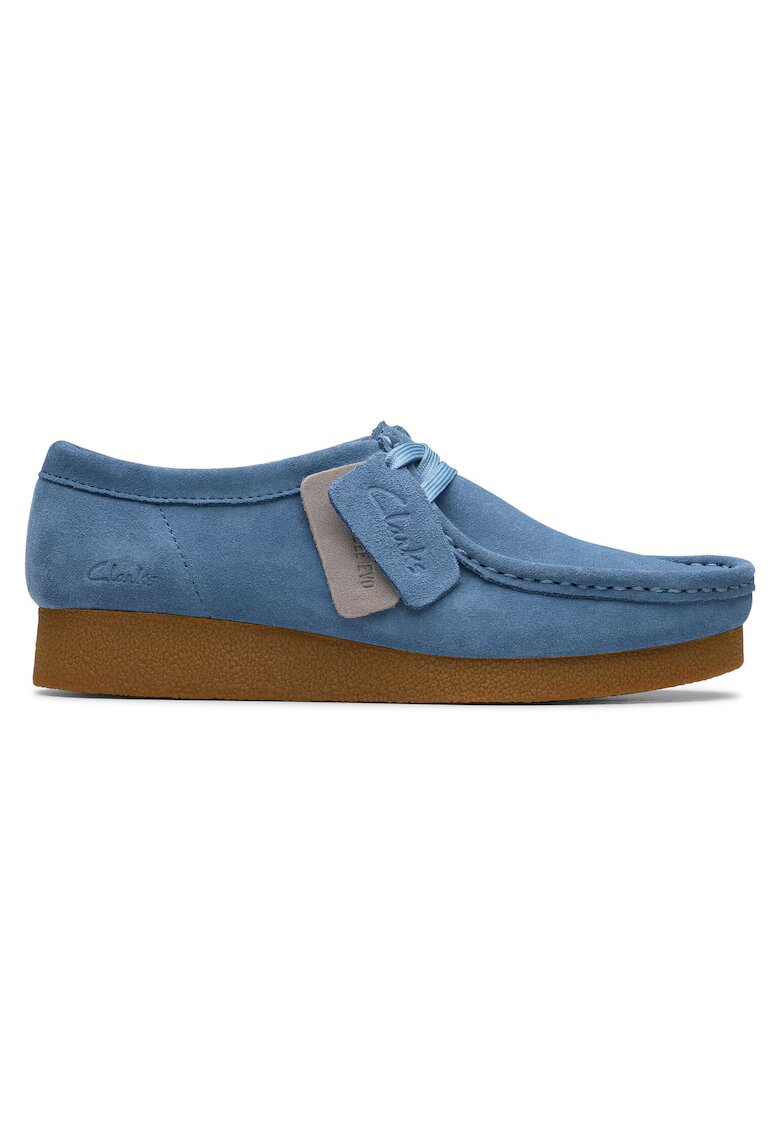 Clarks Mocasini dama 26181476 - Piele naturala - Albastru