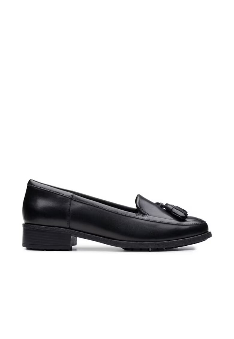 Clarks Mocasini dama 304163340 - Piele naturala - Negru - Negru