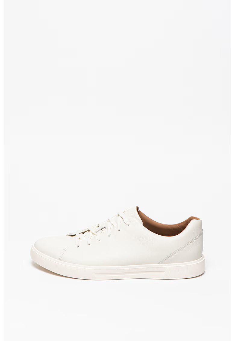 Clarks Pantofi casual de piele Un Costa - Alb
