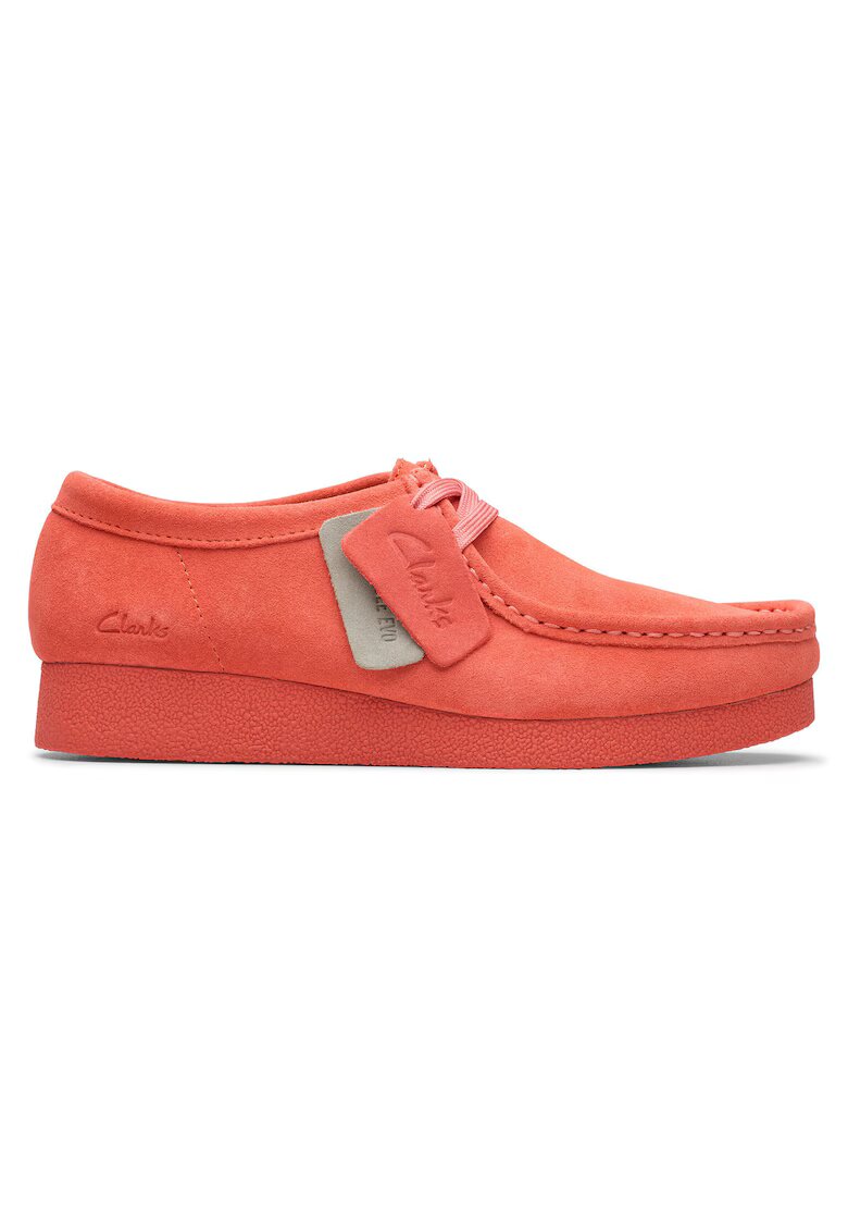 Clarks Pantofi dama 26181403 - Piele naturala - Rosu deschis
