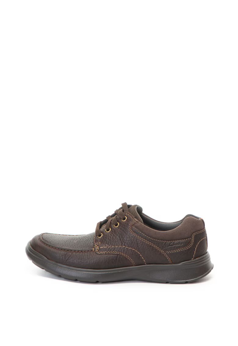 Clarks Pantofi de piele - Cotrell Edge - Maro inchis