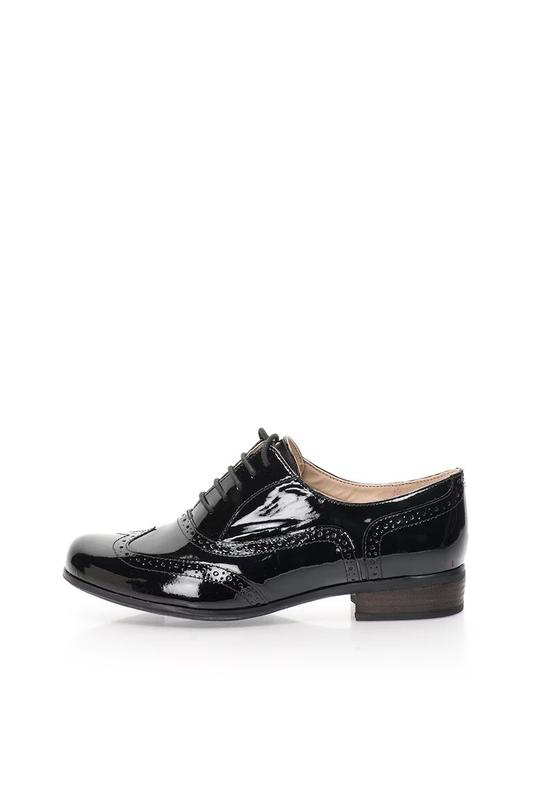 Clarks Pantofi de piele Hamble Oak - Negru