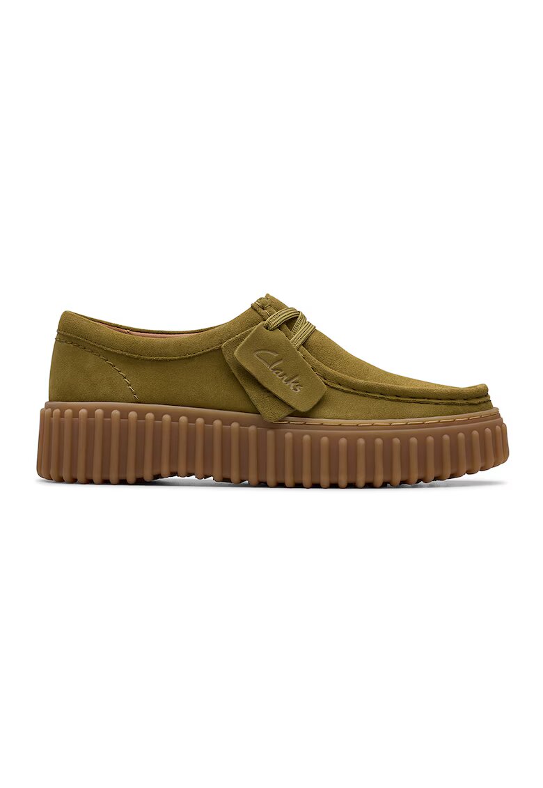 Clarks Pantofi de piele intoarsa Torhill - Caramel