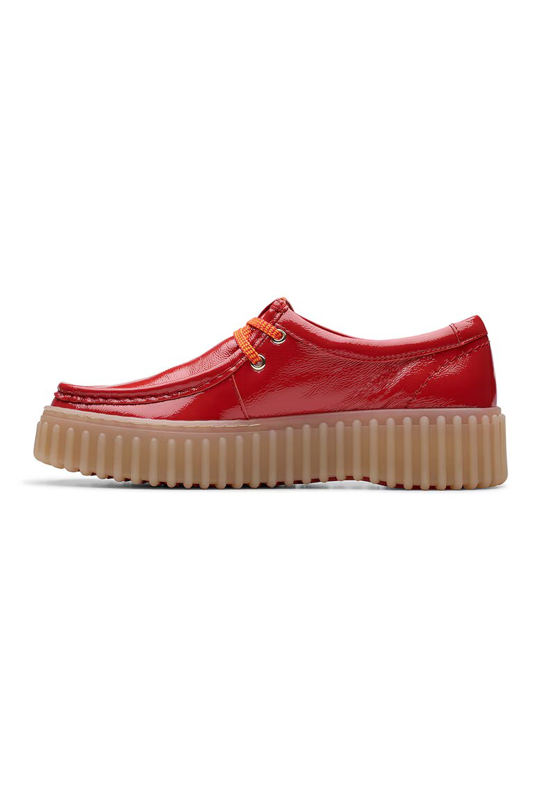Clarks Pantofi de piele lacuita - Rosu