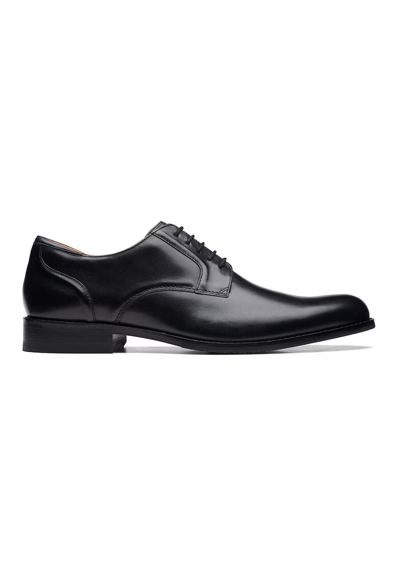 Clarks Pantofi derby de piele Craftarlo - Negru
