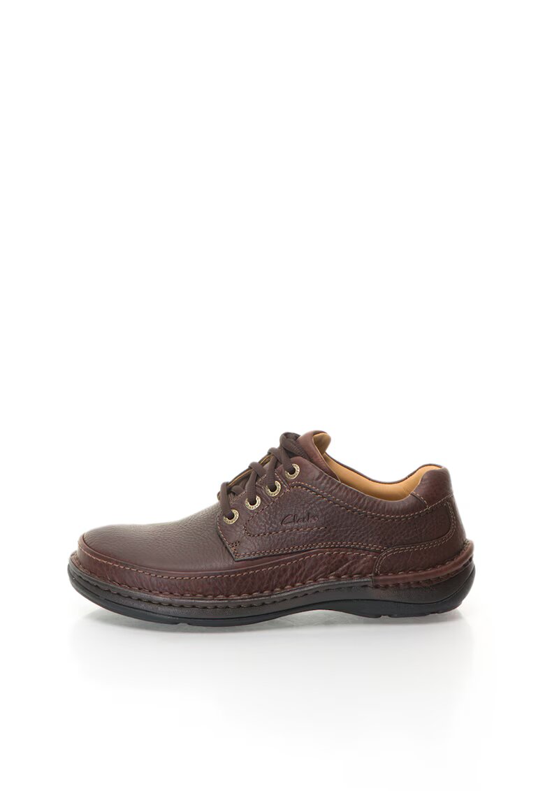 Clarks Pantofi derby de piele Nature