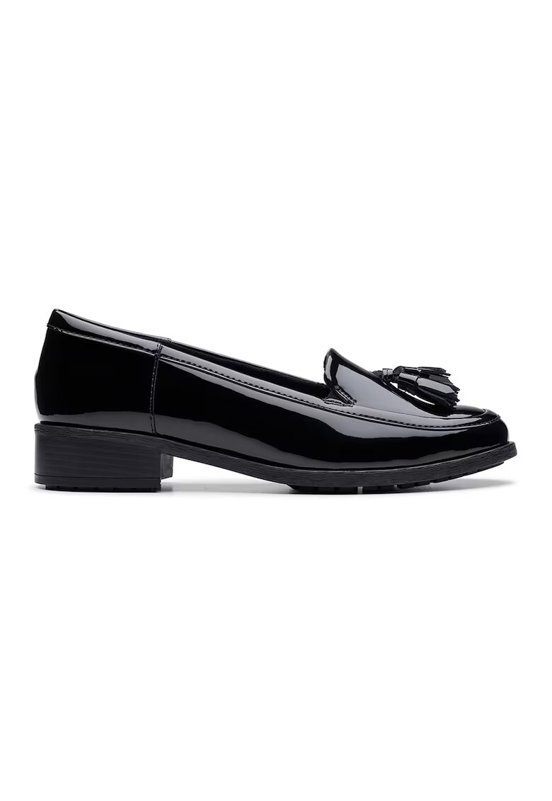 Clarks Pantofi loafer de piele cu canafi Edge - Negru stins