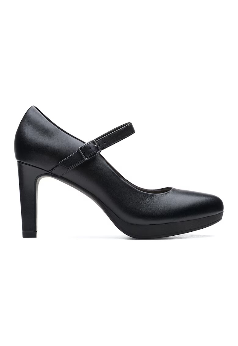 Clarks Pantofi Mary Jane de piele Ambyr - Negru