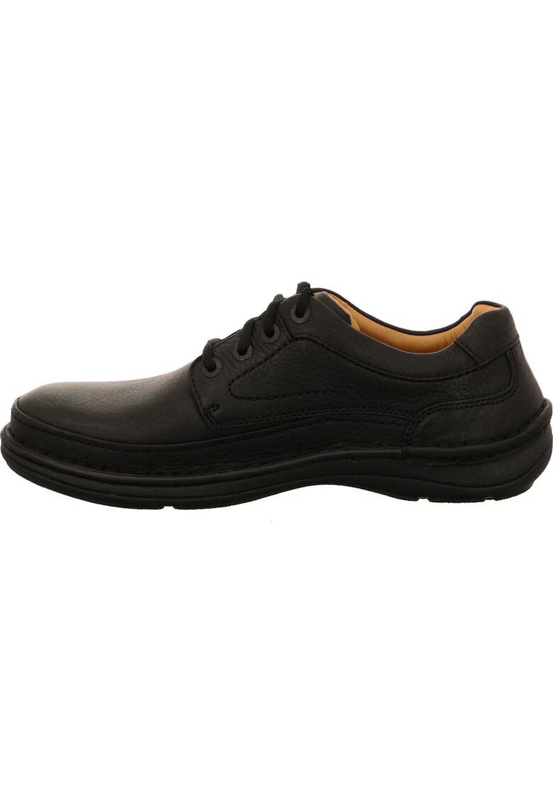 Clarks Pantofi NATURE THREE - Sintetic/ Cauciuc - Negru