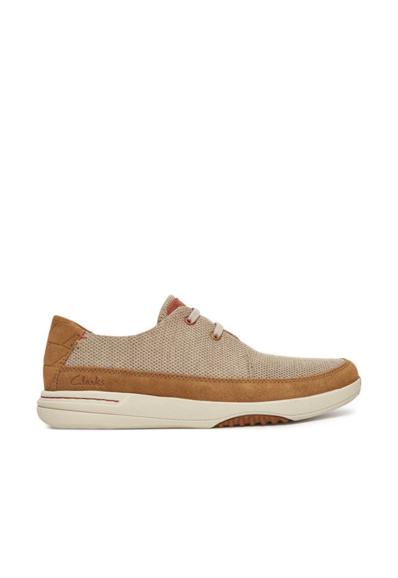 Clarks Pantofi sport barbati - 26181369 - Textil - Bej