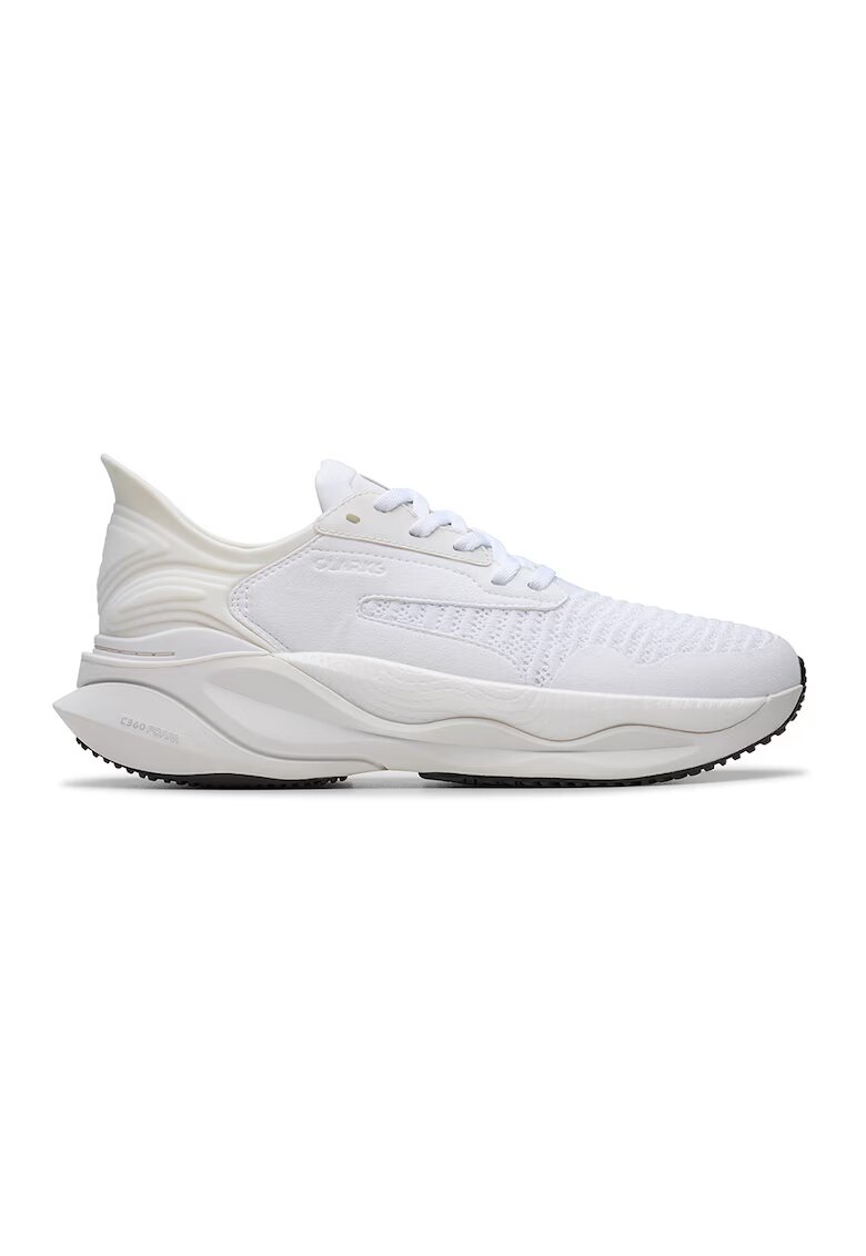 Clarks Pantofi sport Pace din plasa cu amortizare - Alb optic