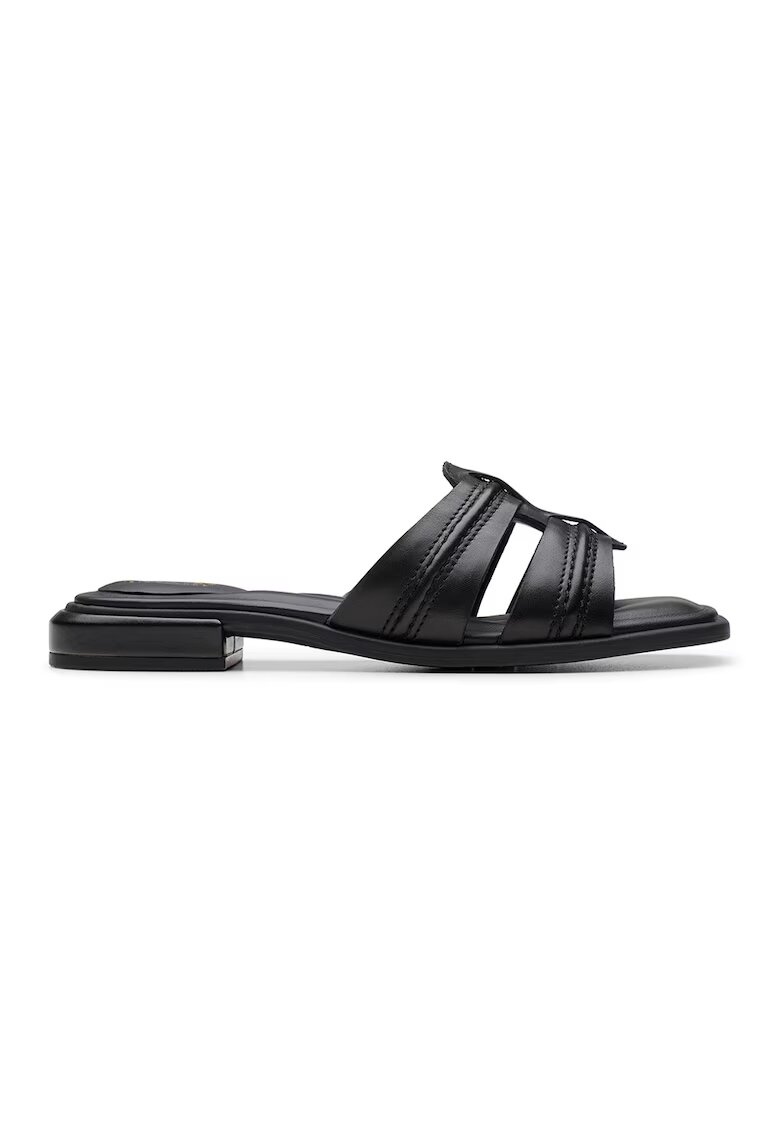 Clarks Papuci de piele Ariany - Negru