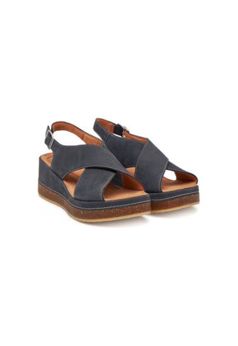 Clarks Sandale dama - 26181440 - Piele naturala - Bleumarin